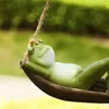 Garden Decorations Simulation Animal Outdoor Decoration Frog Cradle Pendant