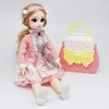 Dockor 30 cm 16 BJD Doll Anime Princess Fullset Klädskor Figur Modell Joint Moverble Fashion Cute Mini For Girls Birthday Present 230816