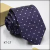 Neck Ties Mens New Brand Man Fashion Dot Striped Neckties Hombre 8 Cm Gravata Wide Tie Classic Business Casual Green For Men 111 U2 Dr Dhhzr