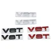 Estilo de carro 3D Metal V6T V8T Logo Metal emblema Decalques Decalques para Audi S3 S4 S5 S6 S7 S8 A2 A1 A5 A6 A3 A4 A7 Q3 Q5 Q7 TT248L
