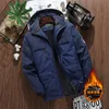 Men's Down Parkas Plus Size 9xl 8xl 7xl Winter Waterproof Parka Men Warm Thicken Fleece Lining Outdoor Windproof Multi-pocket Hooded Jacket Coats 230815