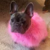 Hondenkleding suprepet kalkoen veer huisdier kleding winterontwerper puppy jas luxe hond trui warme katten kleding kitten chihuahua benodigdheden 230815
