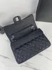 Tasarımcı Çanta Zinciri Omuz Çantası Flip Caviar Cowhide Tote Altın ve Gümüş Zincir Deri Kadın Omuz Çantası Crossbody Bag Yıldız Tarzı