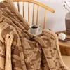 Dekens pro plaid gooi dikke dikke dekens voor bedden winter warme vlaag stik dutje dutje sofa cover fleece home textiel tuin 230816