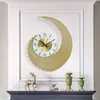 Wall Clocks Light Luxury Clock Living Room Home Fashion Decoration Chinese Art Watch Creative