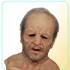 Old Man Fake Mask Lifelike Halloween Holiday Funny Mask Super Soft Old Man Adult Mask Reusable Doll Toy Gift7414130