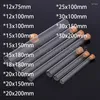 10pcs/20pcs Lab DIA 12mm To 30mm Clear Glass Test Tube With Cork Stoppers Flat Bottom Tubes In Laboratory Supplies