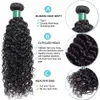 28 30 Inch Human Hair Bundles Water Wave Hair Bundles Peruvian Hair Weave Bundles Natural Color Hair Extensions