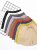 Pantalones cortos para mujeres Mujer algodón y ropa Pantalones sueltos de verano