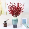 Decorative Flowers Artificial Berries For Christmas Decoration Eye-catching Holly Berry Decorations Home Party Xmas Table