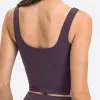 2023New Yoga Outfit Solid Color Women's Bragym Gym Sports U Shape Beautiful Back Short Tank Top Plus Size Soft Fitness Noundwear Original