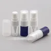 6ML PET Cream Lotion Pump Refillable Mini Plastic Dispenser Bottle Liquid Shampoo Container Travel Size Clear And Blue Color Wlnrs