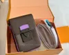 Man Designer Crossbody Bags Blocco della moda Mini Phone Vertica