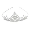 Hair Accessories Elegant Heart For Children Wedding Temperament Women Hoop Baroque Hairbands Korean Princess Headband Crown