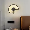 Wall Lamp Modern LED Luxury Black Gold Butterfly Sconce Bedroom Living Rooms Kitchen Study Bedside Illumination Luminaire Lustre