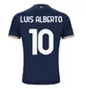 2023/24 Lazio Soccer Jerseys 2024 Pedro Kamada F. Anderson Luis Alberto Cancellieri Football Shirts Mens Immobile Isaksen Taty Marusic Football Uniforms
