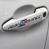 4PCS SET Car Styling Car Door Handle Car Stickers Performance Decoration Universal For BMW f30 f34 f10 e46 e39 e60 e90 e70 e71 x1 2866