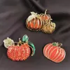 Pins Brooches Designer Enamel Pumpkin Brooches For women Luxurious Colorful Halloween Brooch Pins Vintage Jewelry Gifts 230815