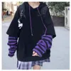 Retro Casual Hoodie Europe and America zagęszczone męskie z kapturem fałszywy dwuczęściowy zestaw Y2K Autumn and Winter Nowy płaszcz słodki i uroczy sweter studencki