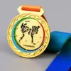 Dekorativa föremål Figurer Boxing Fight Medal Taekwondo Wrestling Competition Medals Universal Sport Souvenir Gold Silver Bronze Metal Customization 230815