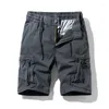 Men's Shorts Cargo for Men 2023 Summer Casual Cotton Short Pants Streetwear Hip Hop Sports Męs