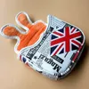 その他のゴルフ製品1PC UK Flag Square Mallet Patterヘッドカバーセンターシャフトパターの磁気閉鎖230815