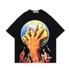 Hip Hop Men T-Shirt Streetwear Graphic Print Tshirt كبير الحجم 2023 أزياء القطن الفضفاض
