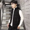 Men's Vests Male Winter Vest Spring Autumn 2023 Sleeveless Jacket For Men Fashion Warm Hooded Light Mens Zipper Work Plus Size