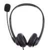 Call Center Headset USB Plug Wired Business Headphone With Microphone Volume Control Mute Cancelling Office PC Headphones