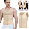 Maschile con rastrella da tasti di pancia gynecomastia camicie a compressione ginecomastia camicie tampone controllatore shapeewear trainer torace assomiglia