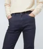 Mens Long Pants İtalyan Tasarım Loro Piana Temelo Slim Jeans Europoean ve Amerikan Katı Pantolon