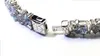 Chains S925 Silver Topaz Bracelet Natural Sapphire Gemstones For Party Wedding