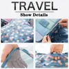 Storage Bags Large 6PCS Clothes Bag Travel Box Shoes Packing Cube Set Closet Organizer For Tidy Wardrobe Suitcase Pouch