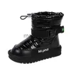 Stiefel Größe 2634 Kinder Jungen Down Stiefel Plüsch verdickte Winterschnee Stiefel für Mädchen Baumwollschuhe Elastische Schnallen Kinder Wanderschuhe J230816