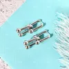 Charm Classic Selling 925 Sterling Silver U shaped Earrings for Women Elegant and Simple Fashion Brand Party Luxury Jewelry 230816