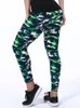 Leggings femininas ysdncnchi camuflagem feminina para leggins graffiti estilo slim touper exército perneiras verdes deporta calças k085 230815