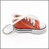 Keychains Lanyards New Trendy Wholesale 3D Sneaker Keychain Colorf Simation Canvas Shoes Key Ring Dolls Accessories Drop Delivery Fa Dh9Qz