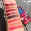 Paleta de beleza Paleta de sombras com 9 cores Sombra Topázio Ametista Rubi Esmeralda Safira