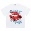 Hellstar T-shirts pour hommes T-shirts de haute qualité pour hommes Chemises de créateurs pour hommes Vêtements d'été Mode Couples Coton Tee Casual Femmes T-shirts à manches courtes Whi A2pm #