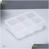 Barverktyg Sile Ice Square Mods With Dust-Proof Er Tray Large Capacity Cube Mold Mix Colors Drop Delivery Home Garden Kitchen Dining B DHHCX