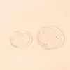 Candle Holders Round Glass Holder Plate Wedding Table Centerpiece Home Decorations