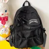 School Bags Cute Fashion Backpack Adjustable Shoulder Straps Girls Bow Tie Comfortable Large Capacity Nylon