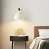 Wall Lamp Nordic Lamps Creative Wooden LED Lights For/Eye Protection Reading Light/Bedroom/Bedside Hanging Sconce Decor Lighting