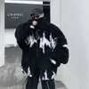 Giacca per lana di agnello invernale da uomo in giù per uomini Hybas Hybskr Harajuku Modello di oversize casual maschio addensato parco caldo hip hop sciolte 230815