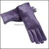 Five Fingers Gloves 1 Pairs Leather Driving Touch Sn Windproof Waterproof Synthetic Women Solid Color Fl Drop Delivery Fashion Accesso Dhzjk