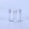 Kosmetyki pusty słoik 20 ml/20 gram przezroczysty mały okrągły butelka przezroczysta plastikowa garnka do twarzy kremowe cień do powiek