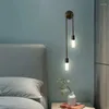 Vägglampa modern led lätt guld inomhus dekor fåfänga lamparas de pared sconce long strip nordic vardagsrum kök hall sovrum