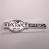 Custom Chrome Brown and Black King Ranch EST 1853 F150 Car Emblem Sticker Sticker Logo281S227E