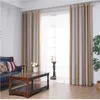 Cortina amarela da sala de estar despojada cortinas de janela ridaux derramar cortinas de salão para quarto personalizar produto cortina r230815