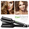 Curling Irons Deep Wave 32MM Hair Three tube Curler Pro Iron For Salon Home Ceramic Wand Curl Bar 230815